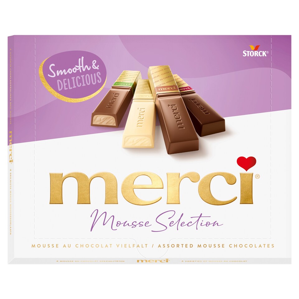 merci Mousse Selection Assorted Mousse Chocolates 250 g