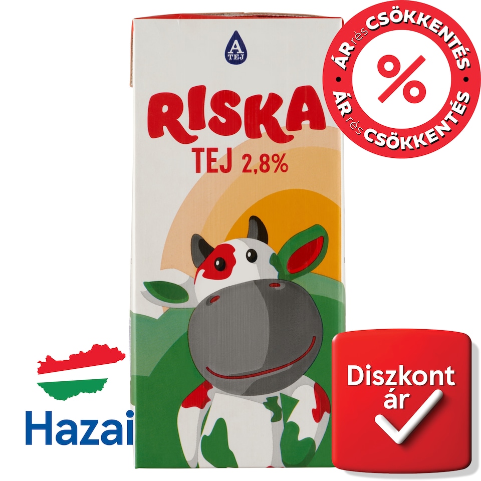 Riska UHT tej 2,8% 1 l  1. kép