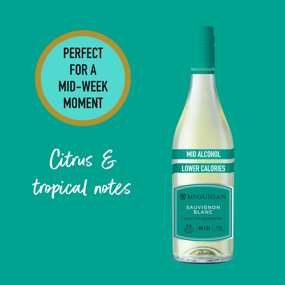 image 1 of McGuigan Mid Sauvignon Blanc 75cl