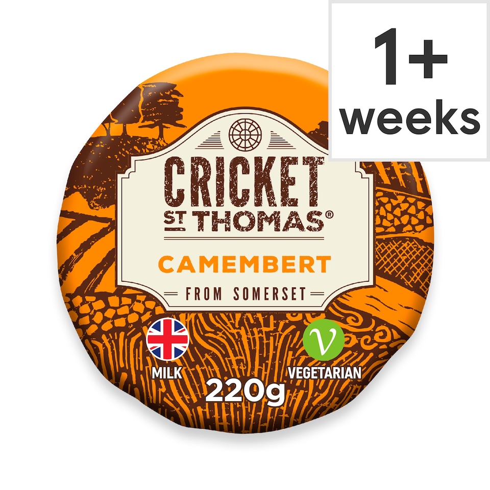 Cricket St Thomas British Camembert Cheese 220g