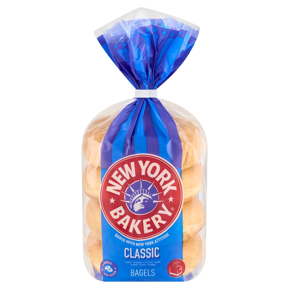 Obrázek 1 pro produkt New York Bakery Bagels Classic 4 x 75g (300g)