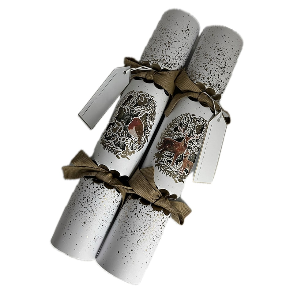 image 1 of Tesco Premium Traditional Christmas Crackers 6 Pack