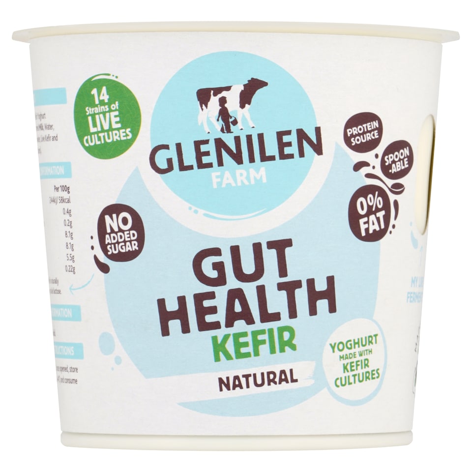Glenilen Farm 0% Fat Natural Kefir Yoghurt 350G