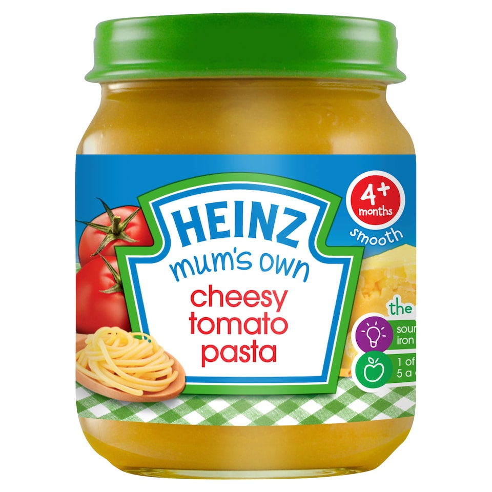 Heinz Cheesy Tomato Pasta Baby Food Jar 120g