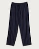 image 4 of F&F Pure Cotton Stripe Print Pyjama Bottoms in Burgundy