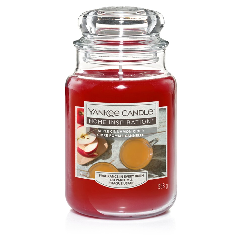 Yankee Candle Large Jar Apple Cider Cinnamon 538G