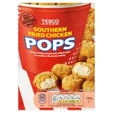Tesco Southern Fried Chicken Bites 190G