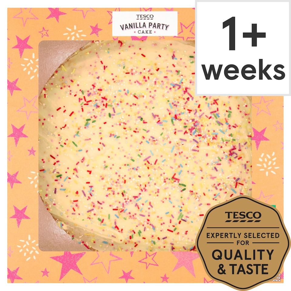 Tesco Madeira Party Cake - Vanilla