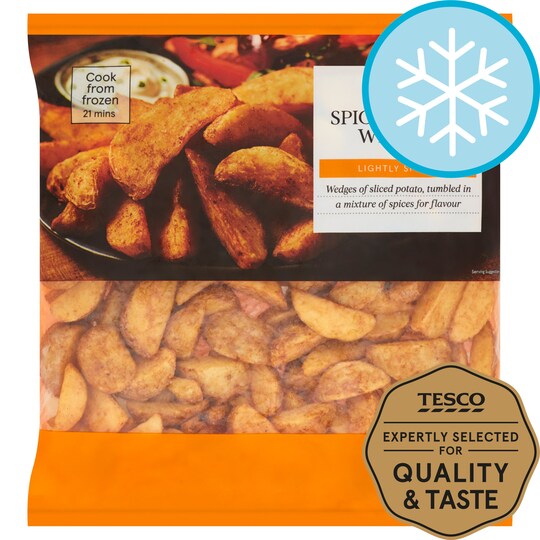 Tesco Spicy Potato Wedges 750G Tesco Groceries