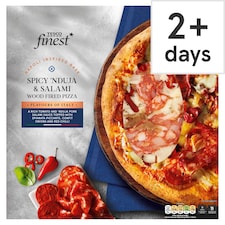 Tesco Finest Spicy ‘Nduja & Salami Pizza 390g