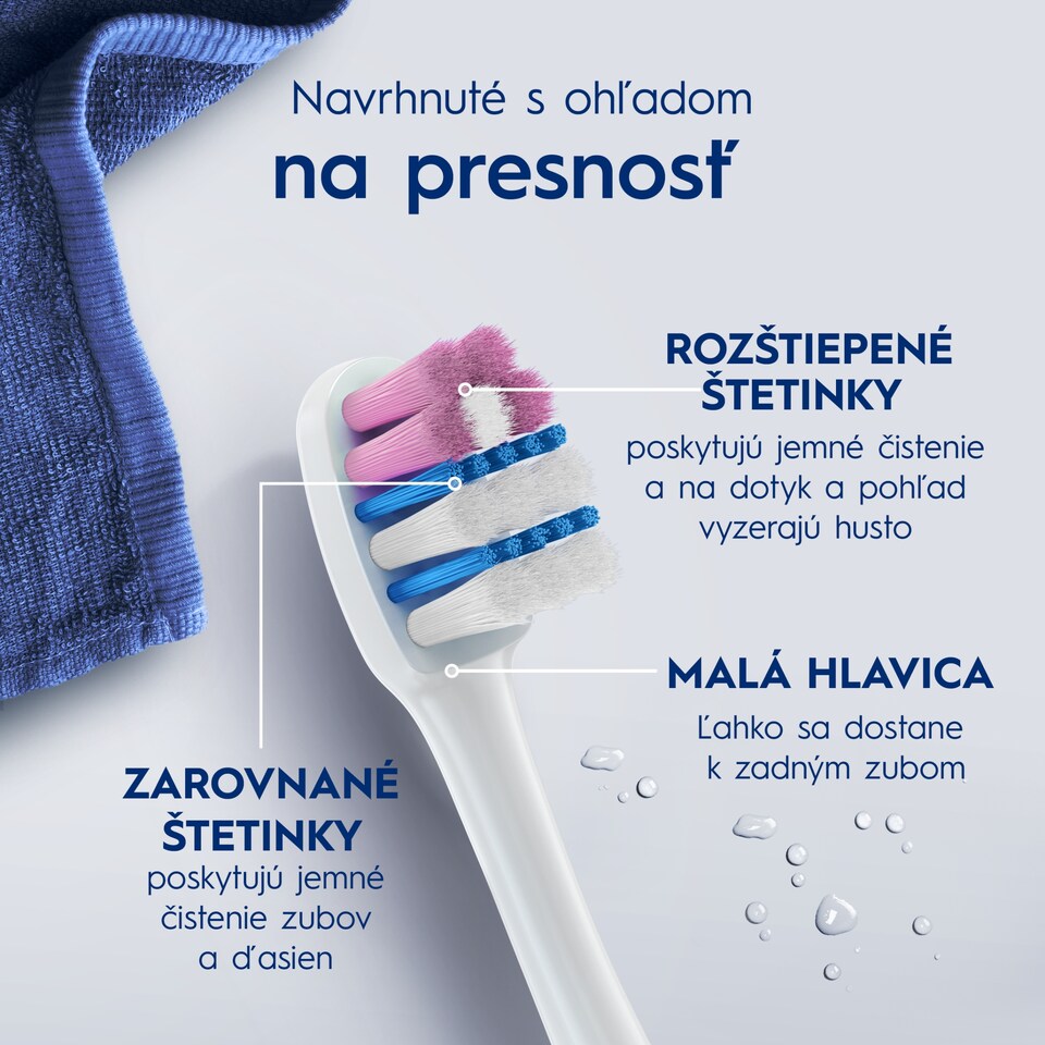 image 1 of ORAL-B PRO-SENSI CLINICAL Manual Toothbrush – Gentle Clean – Extra Soft Bristles, 2