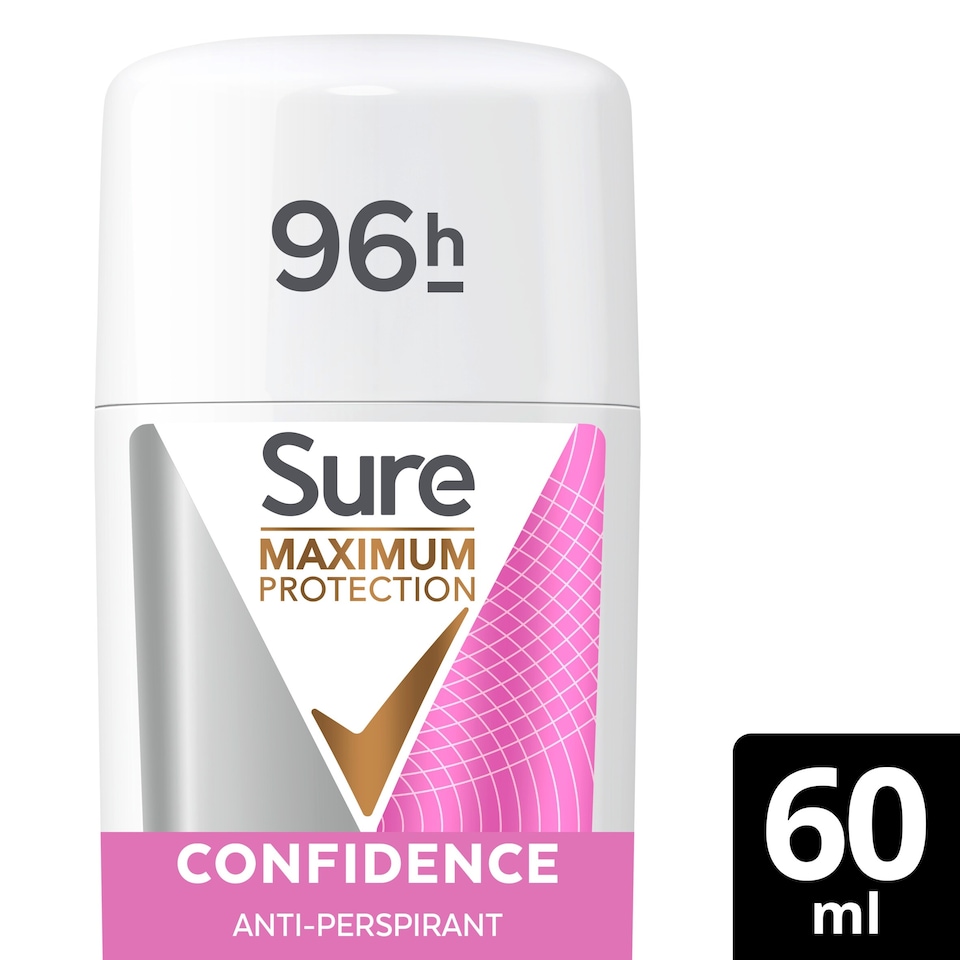 image 1 of Sure Women Maximum Protection Confidence Odour Control 96h Antiperspirant Deodorant Invisible Cream 60ml
