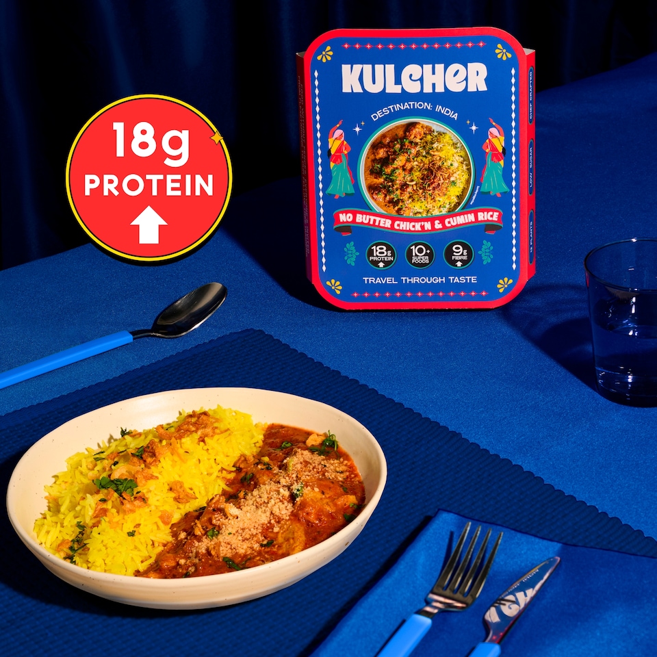 image 1 of Kulcher Kitchen No-Butter Chick’n with Cumin Rice 360g