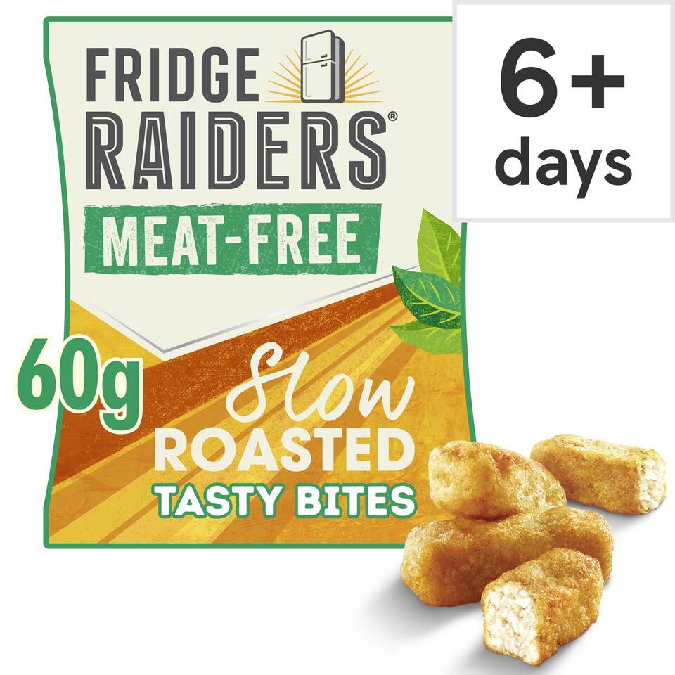 Fridge Raiders Meat Free Slow Roasted Tasty Bites 60G Tesco Groceries