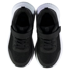F&F School Boys Mesh Trainers in Black