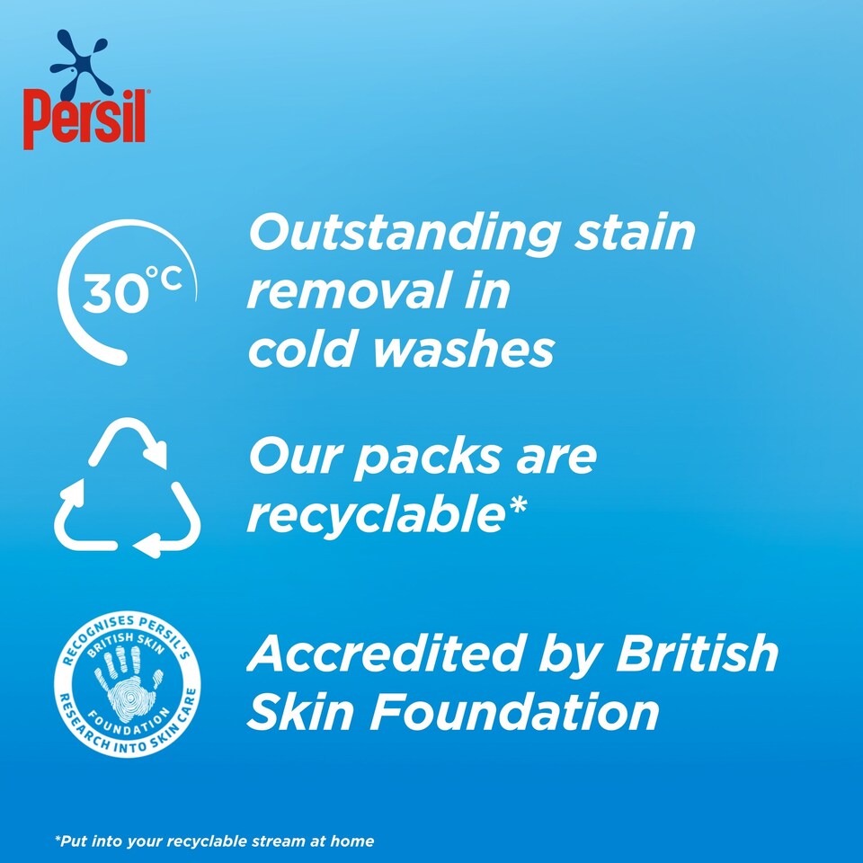 image 1 of Persil Non Biological Washing Powder 60 Wash 3Kg