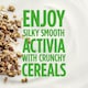 image 4 of Activia Vanilla Yoghurt & Honey Granola Breakfast Topper with Spoon 165g