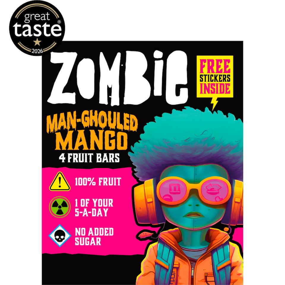 Zombie Mango Fruit Snack Bar Multipack 4x25g
