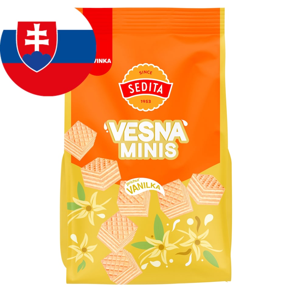 Sedita Vesna Minis Wafers Vanilla Flavor 240 g