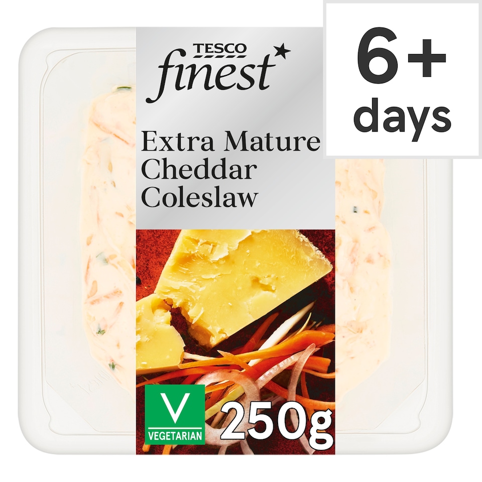 Tesco Finest Extra Mature Cheddar Coleslaw 250g