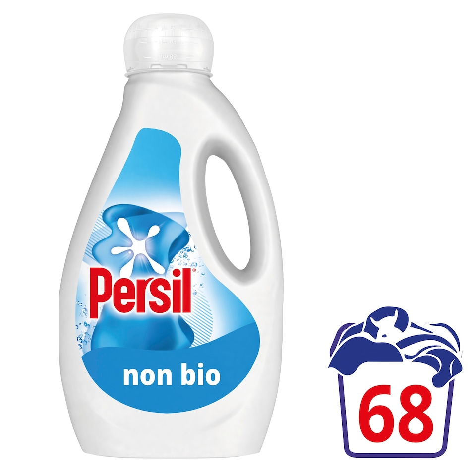 image 1 of Persil Non Bio Laundry Washing Liquid Detergent 68 Washes 1836ml