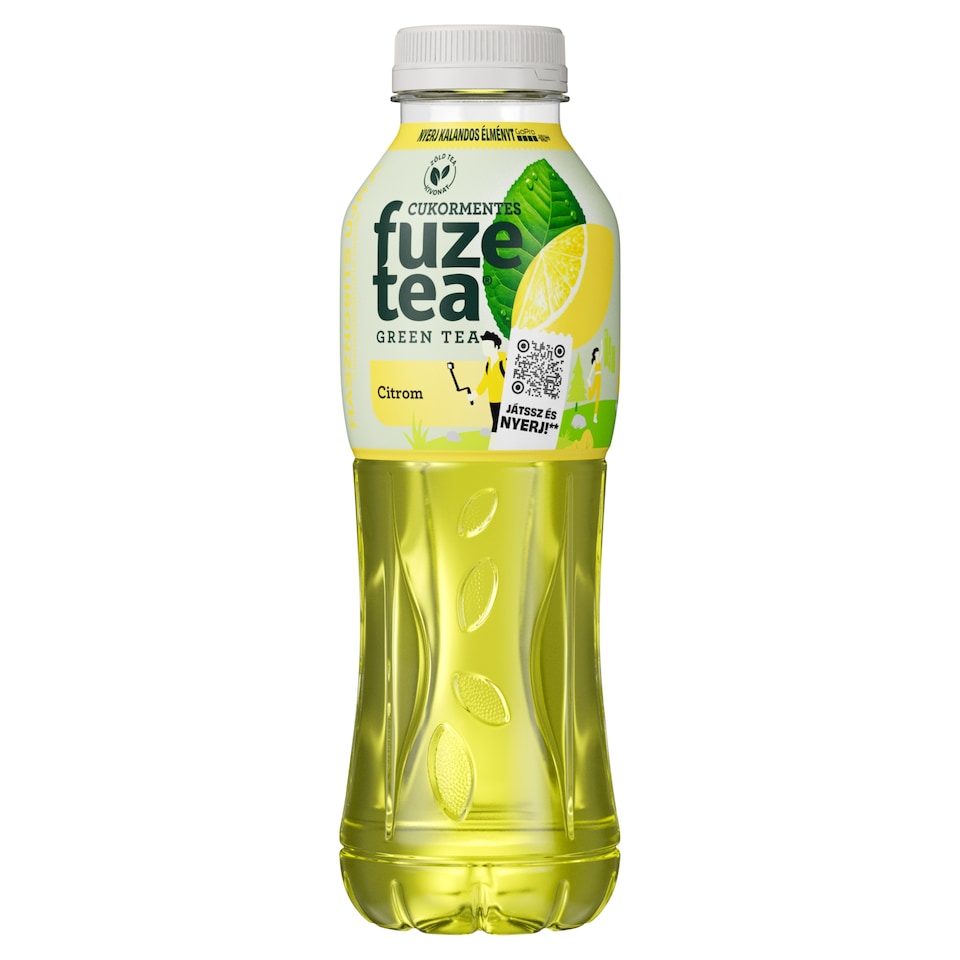 Fuze Tea Non-Carbonated Lemon Flavored Soft Drink with Green Tea Extract and Sweeteners 500 ml