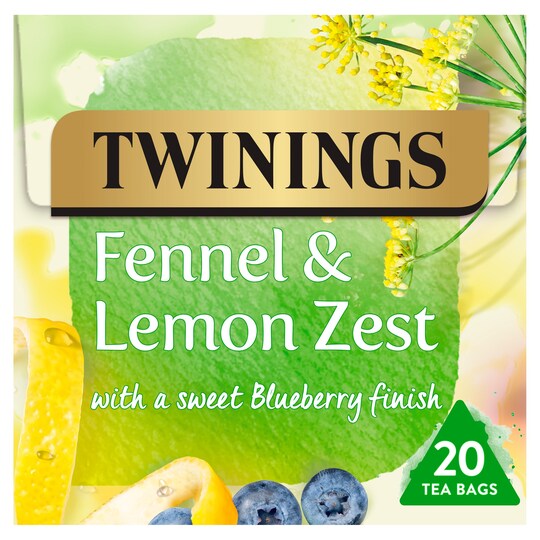Twinings Fennel & Lemon Zest 20 Teabags 40G Tesco Groceries