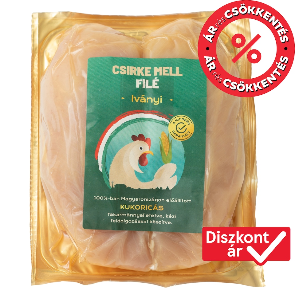 Iványi kukoricás csirke mellfilé