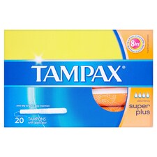 Tampax Blue Box 20'S Super Plus Pump 1.88