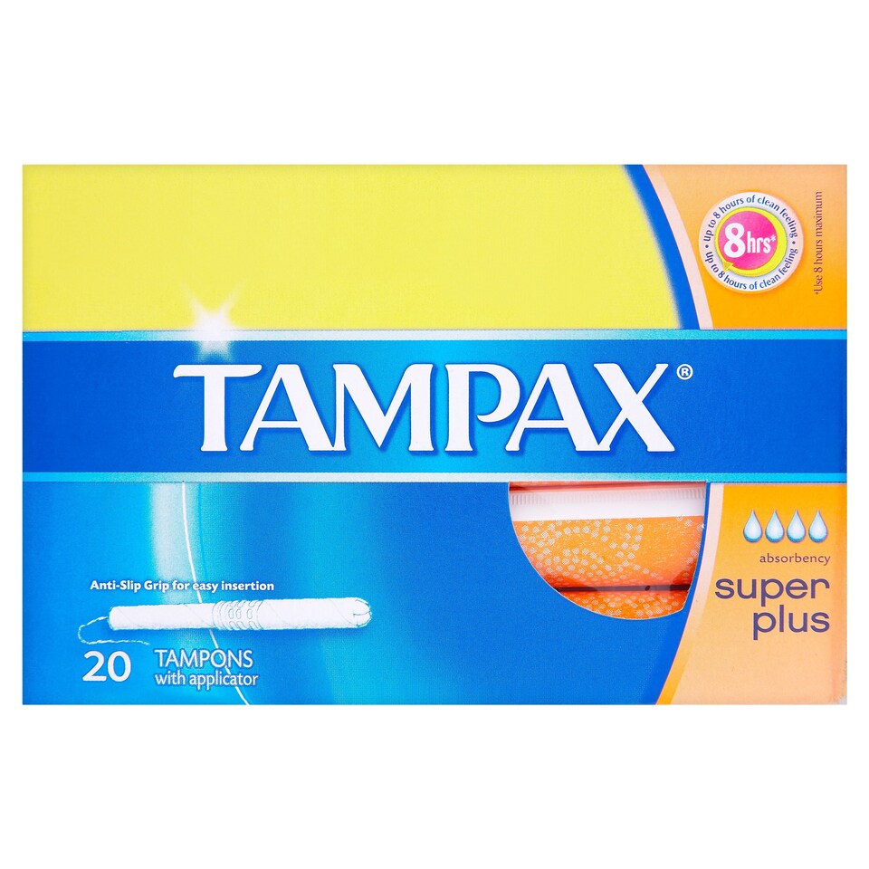 Tampax Blue Box 20'S Super Plus Pump 1.88