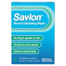 Savlon Wound Cleansing Wipes x10