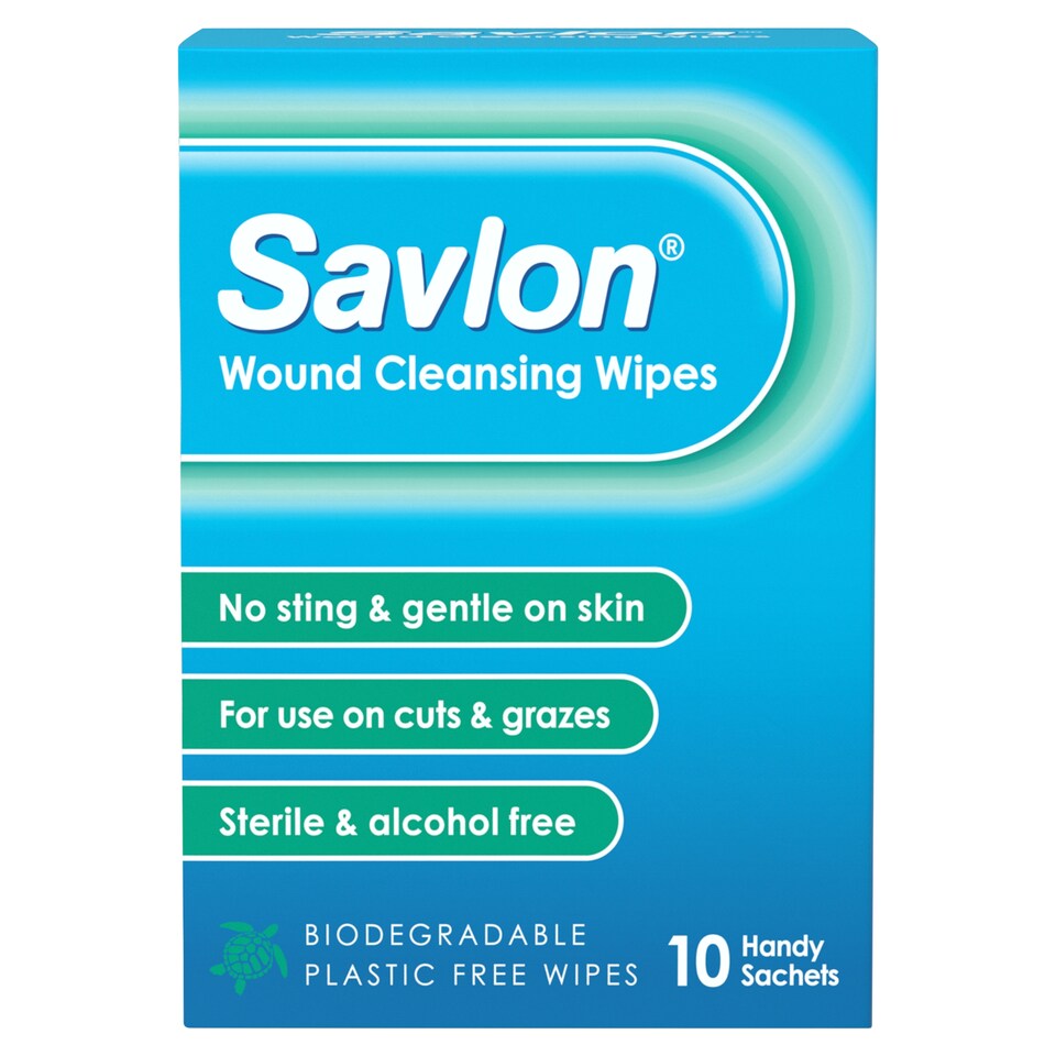 Savlon Wound Cleansing Wipes x10