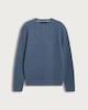 image 4 of F&F Waffle Knit Crew Neck Jumper with Wool in Blue