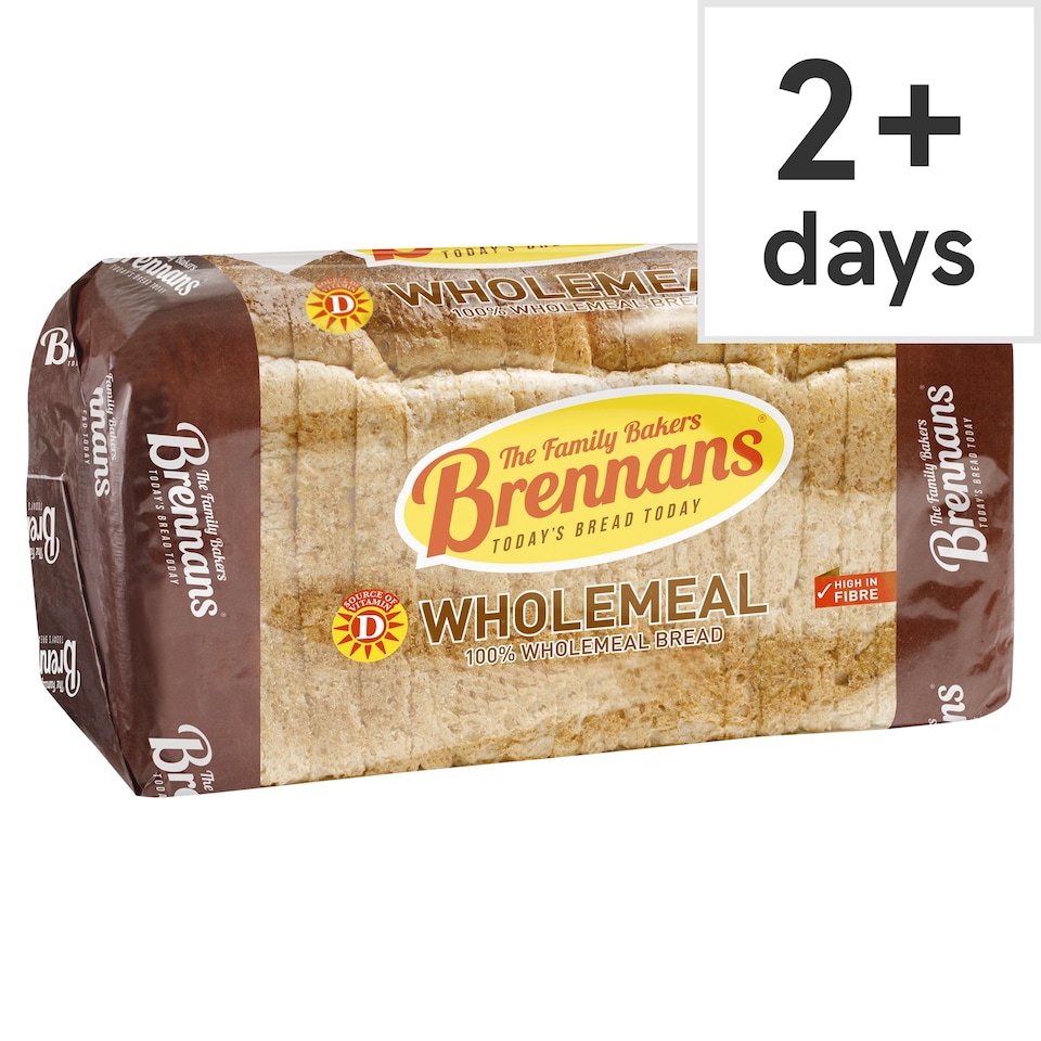 Brennans Vitamin D Wholemeal Bread 800g