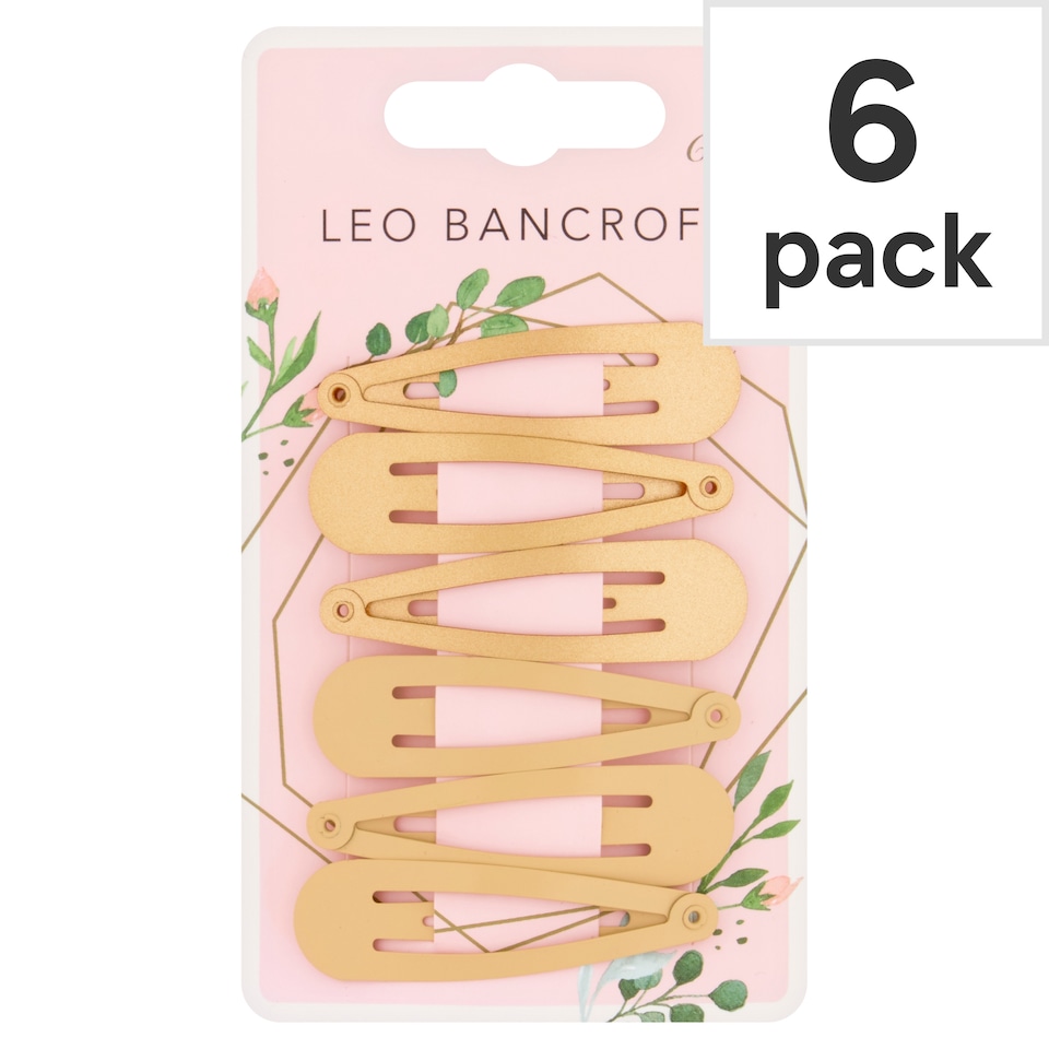 Leo Bancroft Curl Clips Assorted 6 Pack