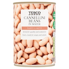 Tesco Cannellini Beans Water 400G