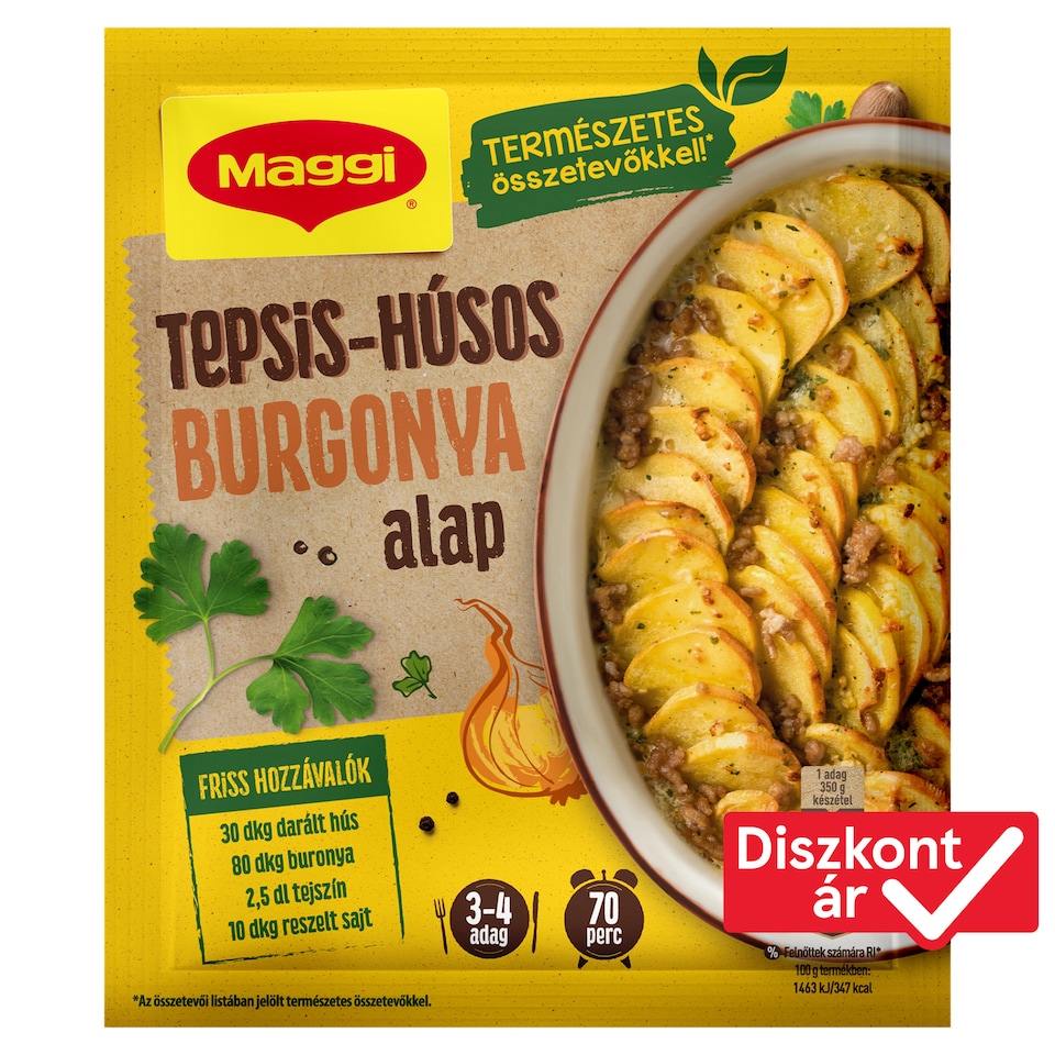 Maggi tepsis-húsos burgonya alap 46 g
