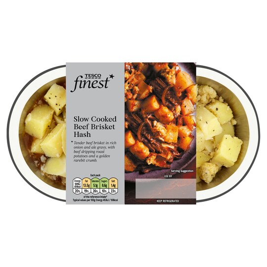 Tesco Finest Slow Cooked Beef Brisket Hash 400G Tesco Groceries