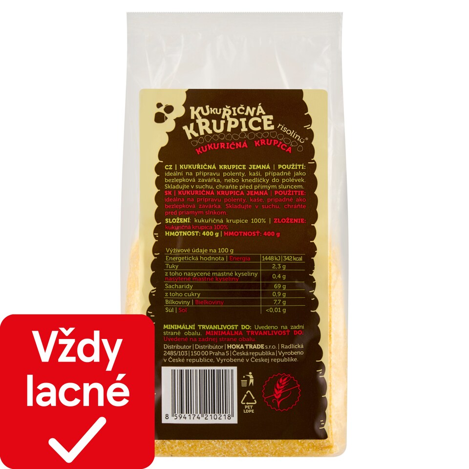 obrázok 1 z Risolino Kukuričná krupica 400 g
