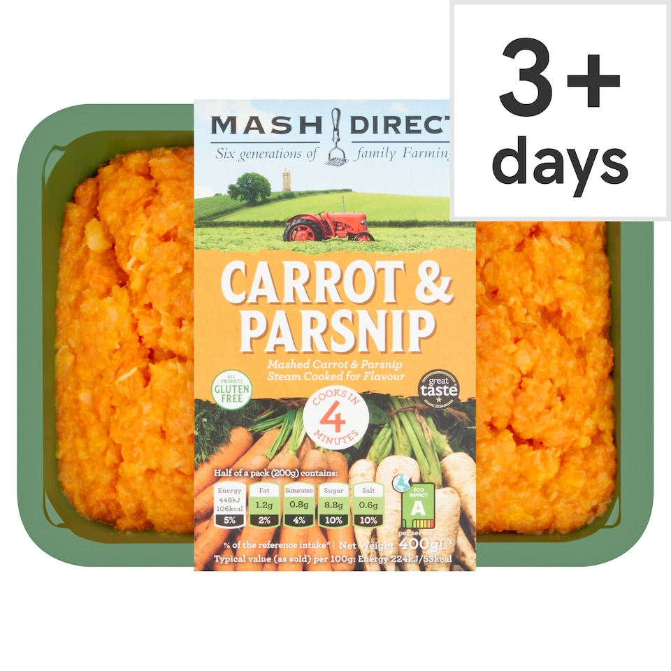Mash Direct Carrot & Parsnip Mash 400G