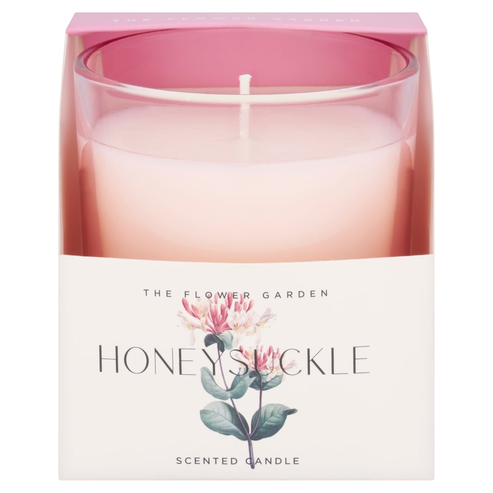 F&F Home Floral Small Candle Honey Suckle 185G