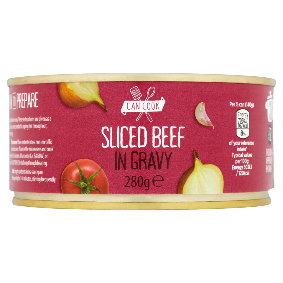 Can Cook Sliced Beef in Gravy 280g