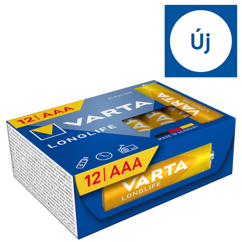Varta Longlife AAA LR03 1,5V High Performance Alkaline Battery 12 pcs