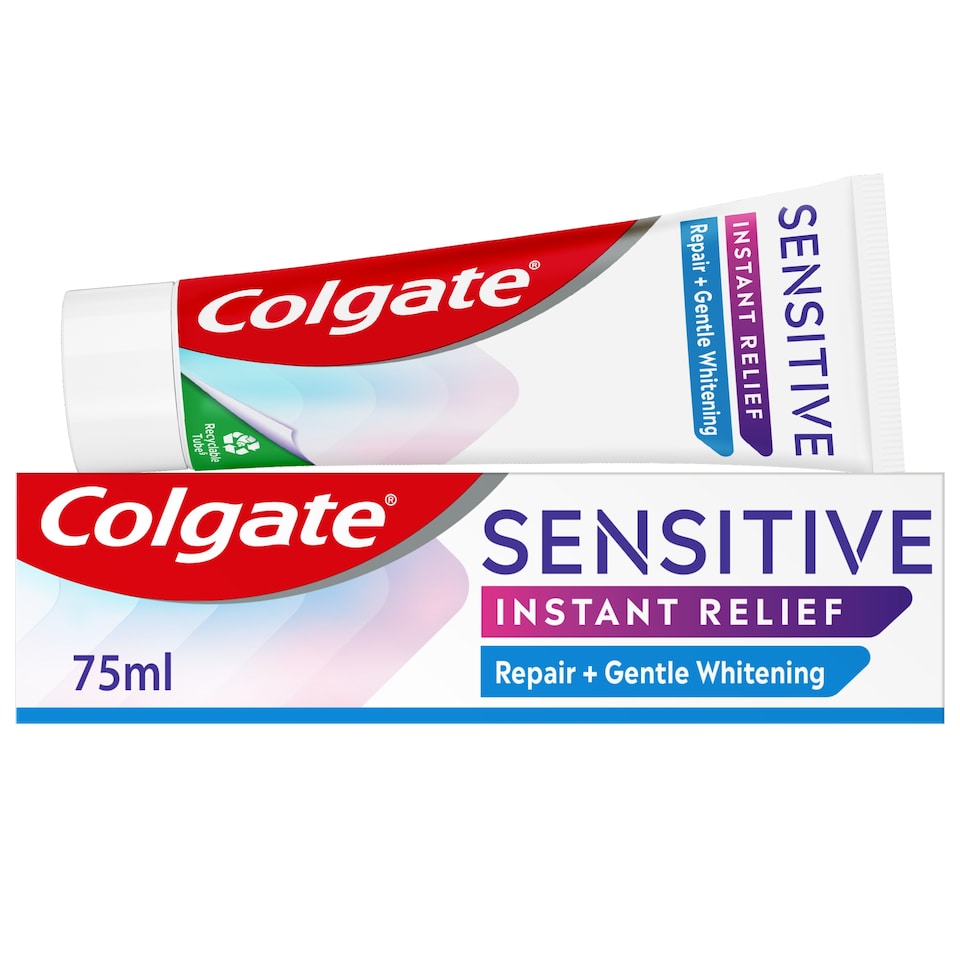 image 1 of Colgate Sensitive Instant Relief Repair + Gentle Whitening Toothpaste 75ml