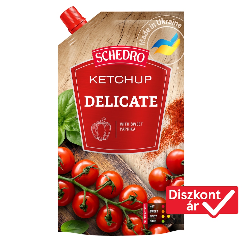 Schedro Delicate paradicsom ketchup 250 g
