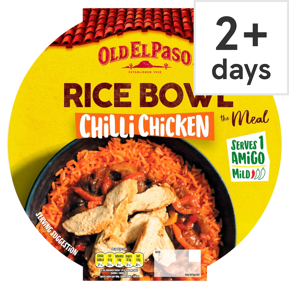 Old El Paso Rice Bowl - Chilli Chicken 400g