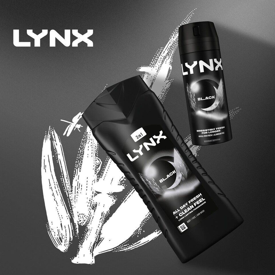 image 1 of Lynx Black XXL Body Wash Shower Gel 500ml