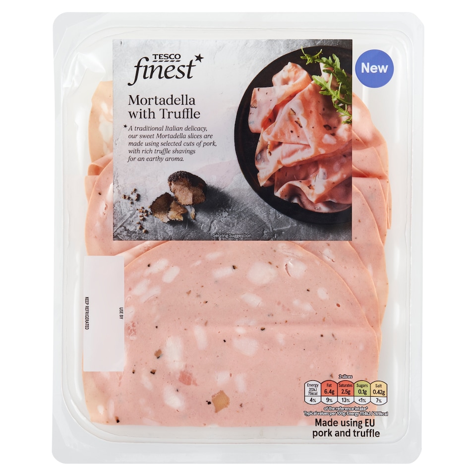 Tesco Finest Mortadella s lanýži 140g