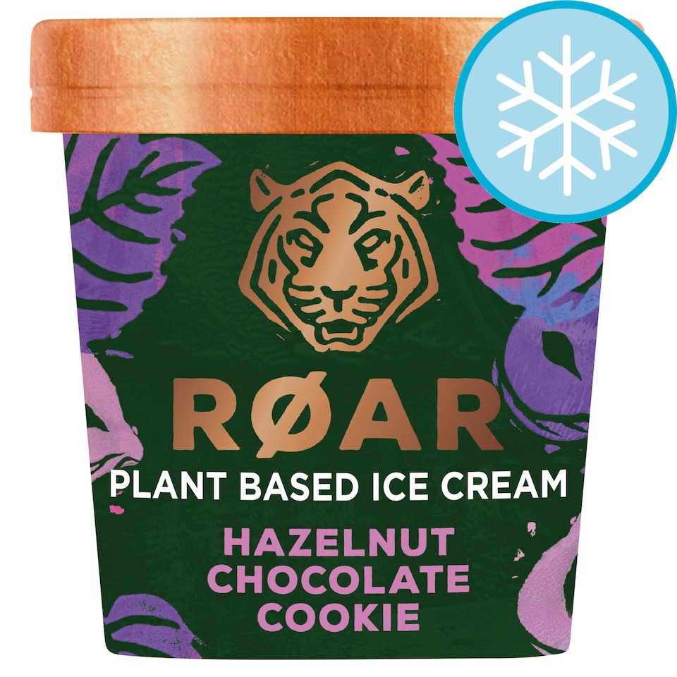 image 1 of Roar Hazelnut Chocolate Cookie Plant Based Ice Cream 500Ml