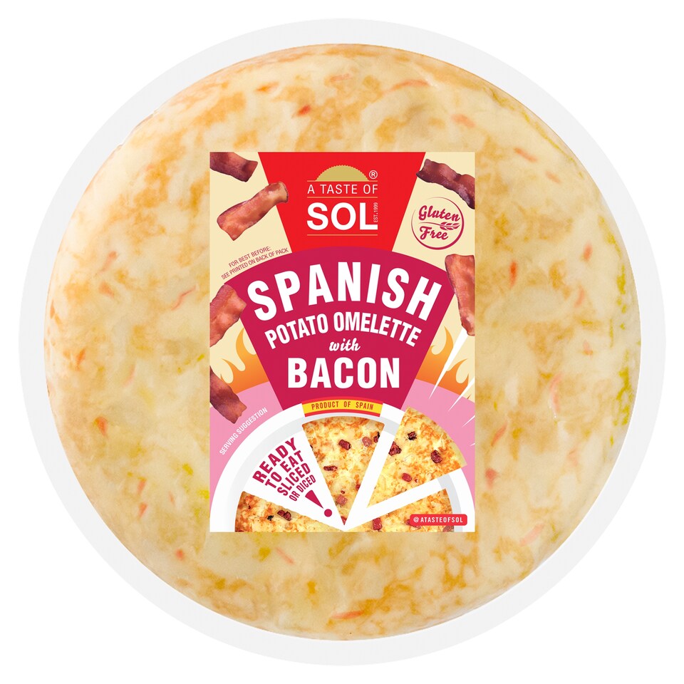 A TASTE OF SOL SPANISH POTATO OMELETTE WITH BACON 500g